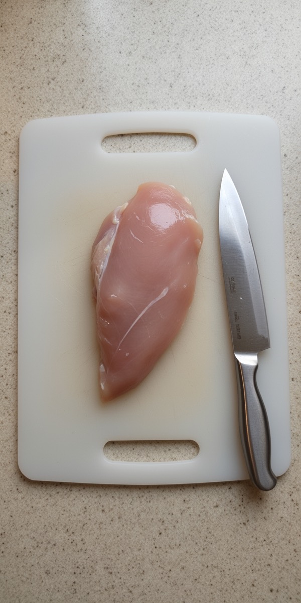 Raw chicken breast