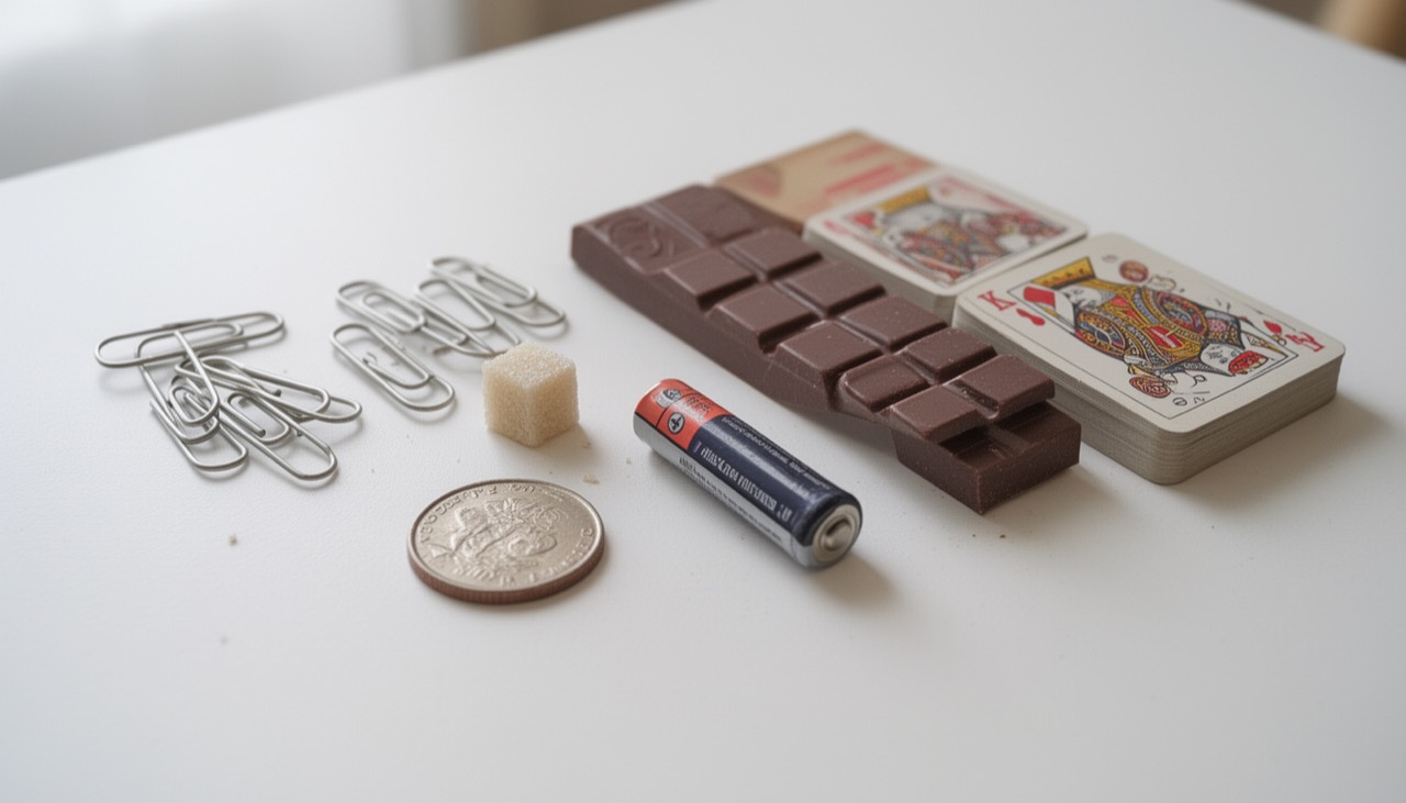 What weighs 1 gram, 100 grams and 1 kilogram?
