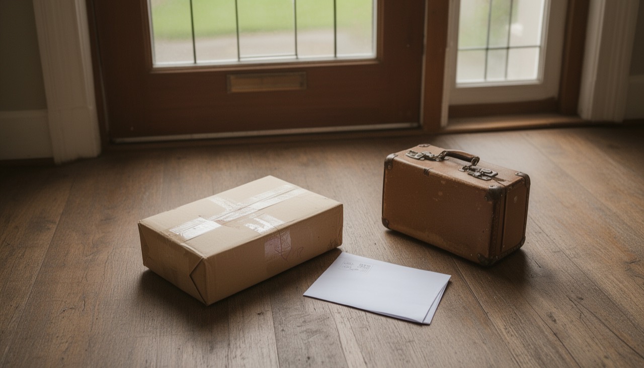 How to weigh a package, letter or suitcase without a scale