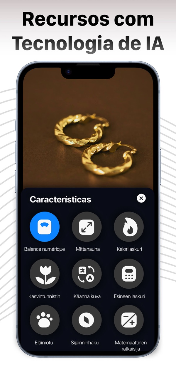 Captura de tela do app Scale For Grams