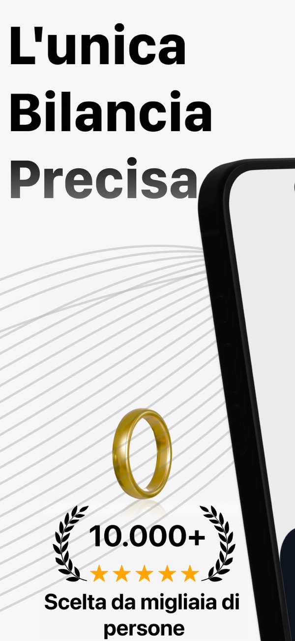 Screenshot dell'app Scale For Grams