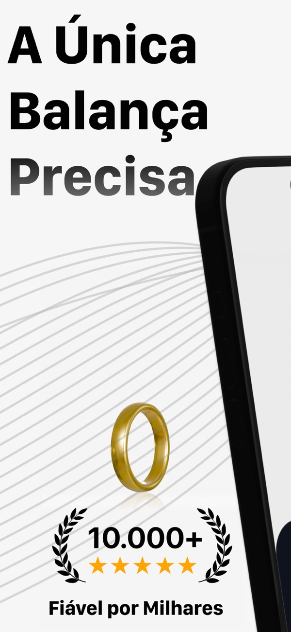Captura de ecrã da app Scale For Grams