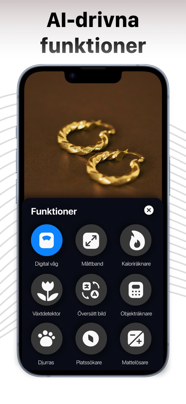 Skärmdump av appen Scale For Grams